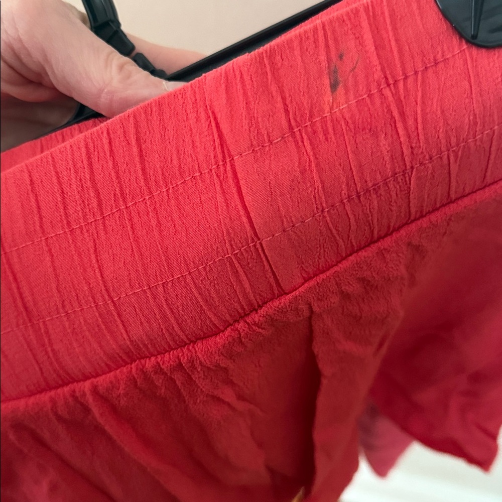 Free People Red Athletic Skirt with Shorts XS - Picture 3 of 7